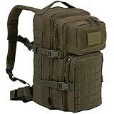 Highlander Militärischer Tactical Assault-Rucksack wasserdichte Recon 28 Liter-Rucksack mit Mehreren MOLLE-Befestigungspunkten für zusätzliches Zubehör und Ausrüstung  (Oliv)