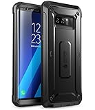 SUPCASE Hülle für Samsung Galaxy Note 8 Handyhülle 360 Grad Bumper Case Stoßfest Schutzhülle Cover [Unicorn Beetle PRO] mit Gürtelclip und eingebautem Displayschutz, Schwarz