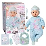 Baby Annabell Active Alexander 43cm, weiche Puppe mit Funktionen und Sound für Kinder ab 3 Jahren, 709924 Zapf Creation