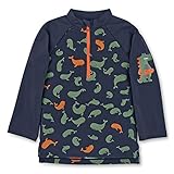 Sterntaler Baby - Jungen Langarm-schwimmshirt Wale Rash Guard Shirt, Marine, 104 EU