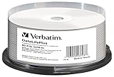 Verbatim BD-R Blu-ray Rohlinge 25 GB, Blu-ray-Disc mit 6-facher Schreibgeschwindigkeit, 25er-Pack Spindel, großflächig thermisch bedruckbar, Blu-ray-Disks für Video- und Audiodateien