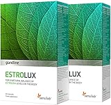 EstroLux Östrogen Kapseln – Natürliches Produkt, ohne Soja und Hormone - 6 Kraftvollen Zutaten – 120 Kapseln von Sensilab