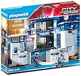 PLAYMOBIL City Action 6872 Polizeistation mit Gefängnis, Polizisten und Verbrecher, Ab 5 Jahren