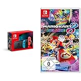 Nintendo Switch Konsole - Neon-Rot/Neon-Blau + Mario Kart 8 Deluxe - [Nintendo Switch]