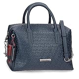 Pepe Jeans Essence Handtasche Bowling Blau 31 x 19 x 15 cm Kunstleder, blau, Bowlingtasche