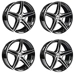 4 x 19 Zoll Axxion AX7 Alu Felgen 8,5x19 5x112 ET45 schwarz Hochglanzpoliert für A4 B8 8K A6 A6 Avant 4G 4K A6 A6 Avant 4F 4K S4 B8 8K S-Line S6 S4 Sportback Limousine Cabrio NEU