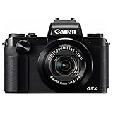 Canon PowerShot G5 X Digitalkamera (20,2 MP, 7,5cm (3 Zoll) WLAN, NFC, Image Sync, 1080p, Full HD) schwarz