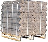 100kg Palette 10x10kg Nestro Hartholzbriketts Buche Eiche Brenn Kamin Ofen Heiz Holz Gluthalter Brennholz Premium Öko Holzbriketts 90mm | Energie Kienbacher