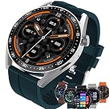 Smartwatch Mit Bluetooth Anruf,Fitness Tracker Mit Herzfrequenz-Blutdruck Blutsauerstoff- Und Schlafmonitor, 1.32-Zoll-Touchscreen, Schrittzähler Stoppuhr Aktivitäts-Tracker,Green