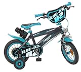 12 Zoll 12' Kinderfahrrad Kinder Jungen Fahrrad Rad Bike BMX Jungenfahrrad Blue Ice