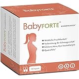 BABYFORTE® Kinderwunsch Tabletten | vegan | Folsäure 800 μg, Quatrefolic®, Maca, Inositol, Jod | 180 Kapseln | Vitamine Schwangerschaft