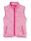 Playshoes Unisex Kinder Strickfleece-weste 420102, 18 - Pink, 128