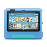 Das neue Fire 7 Kids-Tablet, 7-Zoll-Display, für Kinder von 3 bis 7 Jahren, 32 GB, blau