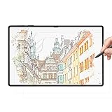 [3 Stück] Like Matte Papier Folie für 12,4' Samsung Galaxy Tab S7 FE & S8+ Plus 2022 & S7+ Plus, [Blendfreiem] PET Papier Gefühl Displayschutzfolie zum Zeichnen, Schreiben, Skizzieren