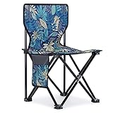 WSNDY Camping Hocker Tragbarer Klapphocker Tragbarer Stuhl Klappbarer Hocker Angelhocker Für Erwachsene Angeln Wandern Gartenarbeit Und Strand Wandern Beach Garden BBQ Mit Tragetasche,Grün,39cm