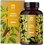 Holi Natural® Premium Weihrauch Extrakt | 85% Boswellia-Säure | 180 Kapseln, Hochdosiert mit 2000mg je Tagesdosis (4 Kapseln) | ECHTE Indische Boswellia Serrata | Vegan und ohne Zusätze