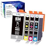 LxTek 934XL 935XL Multipack Druckerpatronen Kompatibel für HP 934 935 934XL 935XL Patronen für HP Officejet Pro 6830 Druckerpatronen für HP Officejet 6820 für Officejet 6230 Patronen (4er-Pack)