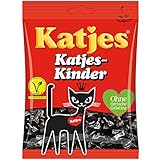 Katjes Katjes-Kinder Harte Lakritz-Kätzchen (vegetarisch), 200 g