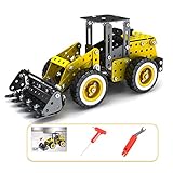 AchidistviQ 1 Stück Bau-Bagger Traktor LKW Bagger Baufahrzeug Auto Spielzeug Geschenk für Kleinkinder Kinder STEM Lernen Spielzeug Geschenke D