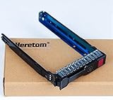 Heretom 2,5 Zoll SFF Festplattenrahmen SAS/SATA HDD Tray Caddy REV 4.010 Für HP ProLiant 651687-001 651699-001 G8 Gen8 G9 Gen9 Für DL380p DL360p ML310e ML350p DL160 DL385p ML350