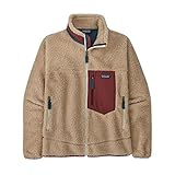 Patagonia Herren M's Classic Retro-x JKT T-Shirt, Dark Natural W/Sequoia Red, M