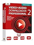 Video and Audio Downloader PRO 2 software for YouTube – download your favorite YouTube videos as MP4 video or MP3 audio – compatible with Windows 11, 10, 8