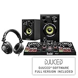 Hercules DJLearning Kit - DJ Komplettpaket - 2-Deck DJControl Inpulse 200 USB DJ Controller HDP DJ45 Kopfhörer DJMonitor 32 Monitor Lautsprecher