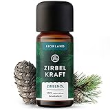 Zirbenöl BIO naturrein - 10ml naturreines ätherisches Zirbelkieferöl - Vegan & tierversuchsfrei - Made in Germany - Für Diffusoren, Duftlampen, Aromatherapie, Raumduft, Verdampfer