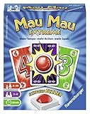 Ravensburger 26701 - Mau Mau Extreme, Kartenspiel mit Buzzer, Klassiker für 2-6 Spieler, Ablegespiel für Erwachsene und Kinder ab 6 Jahren