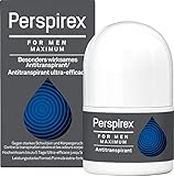 Perspirex Antitranspirant gegen starkes schwitzen für Männer – Deo Roller für bis zu 5 Tage Frischeschutz – Strong 20ml