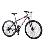 UR MAX BEAUTY 29 Zoll Mountainbike, Erwachsene Mountain Fahrrad, Mechanische Scheibenbremsen, Federung Vorne Männer Frauen Bikes,b,29 inch 21 Speed