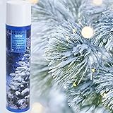 300ml Schneespray Weihnachtsbaum - Schnee Spray Baum Kunstschnee Dekoschnee Spraydose Snow Foam Weihnachtsdeko Sprühschnee Deko Fake Snow Spray Fenster Weihnachten Kunstschnee Spray Tannenbaum