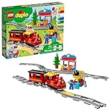 LEGO DUPLO Dampfzug 10874, ferngesteuertes Bausteine-Set hilft Kleinkindern beim Lernen, tolles pädagogisches Geburtstagsgeschenk (59 Teile)