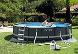 Intex Ultra Rondo XTR Ø 488 x 122 cm Frame Pool Set, Grau