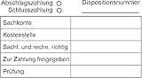 Kontierungsstempel/Rechnungsprüfung - mit Professional 5211 – Custom- (85x55 mm) in verschiedenen Ausführungen, Büro, Buchungsstempel, Firmenstempel