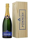 Pommery Champagner Royal Brut Jéroboam in Holzkiste 12,5% 3l Flasche