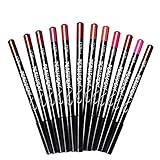 lip Lip dauerhaft feuchtigkeitsspendend Liner Professioneller Liner Lippenstift Lippen Vergrößerung Set (Black, One Size)