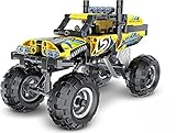 Technik Auto Extreme Crawler Geländewagen Monstertruck mit Rückzieh-Motor, Konstruktionsspielzeug mit 199 Teilen