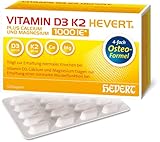 Vitamin D3 K2 Hevert plus Calcium und Magnesium 1000 IE, 120 St. Tabletten