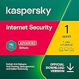 Kaspersky Internet Security 2022 Upgrade | 1 Device| 1 Year | PC/Mac/Mobile | Activation Code by Email