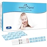 Easy@Home 100 Ovulationstest Kinderwunsch Fruchtbarkeitstest für Frauen Eisprung 25 mIU/ml mit Optimaler Sensitivität - Unterstützt von Premom Fertilitätsmonitor Ovulation APP - 100 LH Test