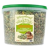 Wiesenknopf Kaninchenfutter 4,5kg Strukturfutter mit Kräuter