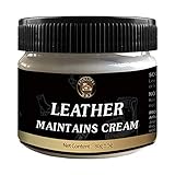 Leather Balsam Conditioner und Restorer 80 g für Lederkleidung, Hosen, Taschen, Autositzpolieren, Pflege und Pflege aller Ledermöbel