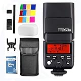 Godox TT350N Speedlite TTL GN36 2.4G HSS 1 / 8000s Blitzkamera für Nikon ohne Spiegel DDSLR D810 D800 D750 D700 D610 D7100 D5200 D90 und ohne Digitale Spiegelkamera