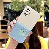 Camera All Inclusive Skin Feel Silikon Lulumi Handyhülle für Oppo Realme 7 Pro, Cartoon Cute Lens Bump Protection Simplicity Solid Color Phone Case Schutzhülle Anti-Fall Soft Shell, 10