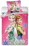 Disney 112 Frozen Die Eiskönigin Baby Wende-Bettwäsche Set 100 x 135cm