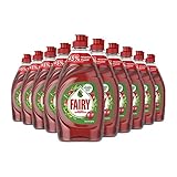 Fairy Spülmittel (4.5 L) Granatapfel, mit effektiver Formel für sauberes Geschirr und Fettlösekraft (10 x 450 ml)