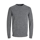 JACK & JONES Herren Jjebasic Knit Crew Neck Noos Pullover, Blau (Navy Blazer Detail: Twisted With Jet Stream), XXL