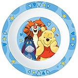 Winnie Pooh Kinderteller, bruchsicher, tief, Teller für Suppen, Pasta und Salat, Durchmesser ca. 20 cm