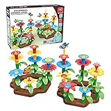 Voiakiu Stängelspielzeug Gartenarbeit - Blumengarten-Baukasten für Kinder - Blumengarten-Bauset, pädagogische Aktivität für die Vorschule, Coole Mint-Gartenarbeitsgeschenke für Mädchen